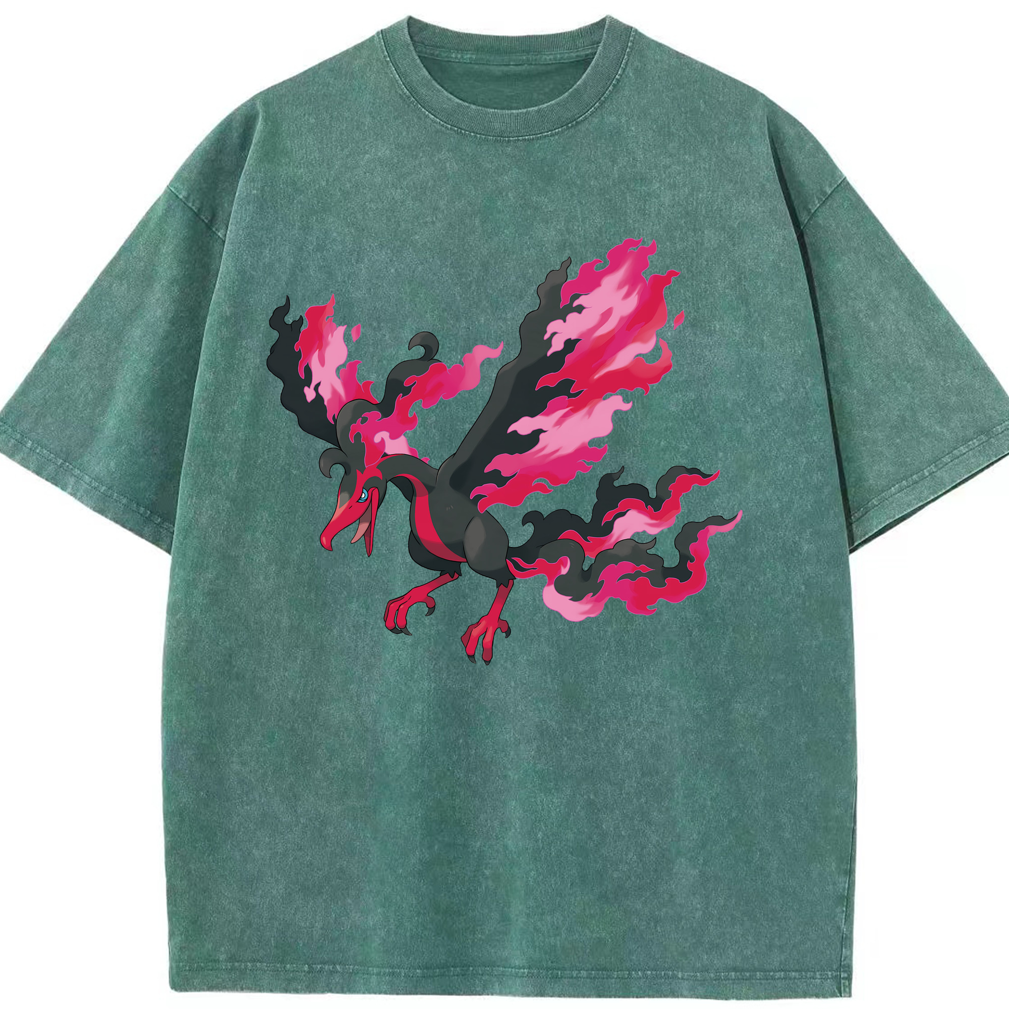 （画像用） ポケットモンスター Pokémon 綿100% ヴィンテージ風 半袖Tシャツ（フロントプリント）